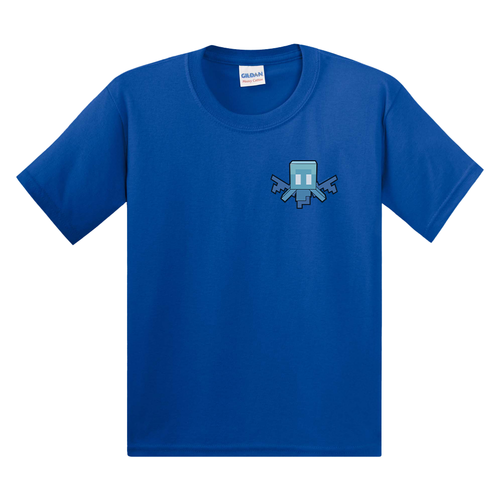 Boys Roblox Shirt Size XL 18 Tee Navy Blue Print Characters Short Sleeve