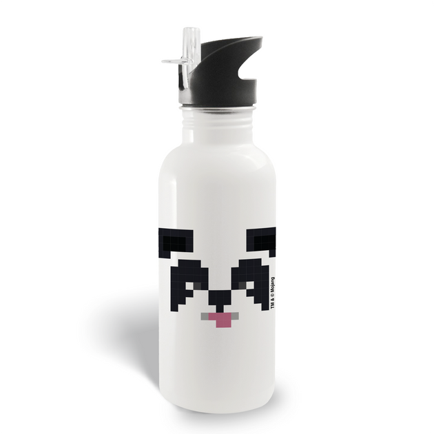 Stainless water bottle - Exercise Panda, Personalized gift