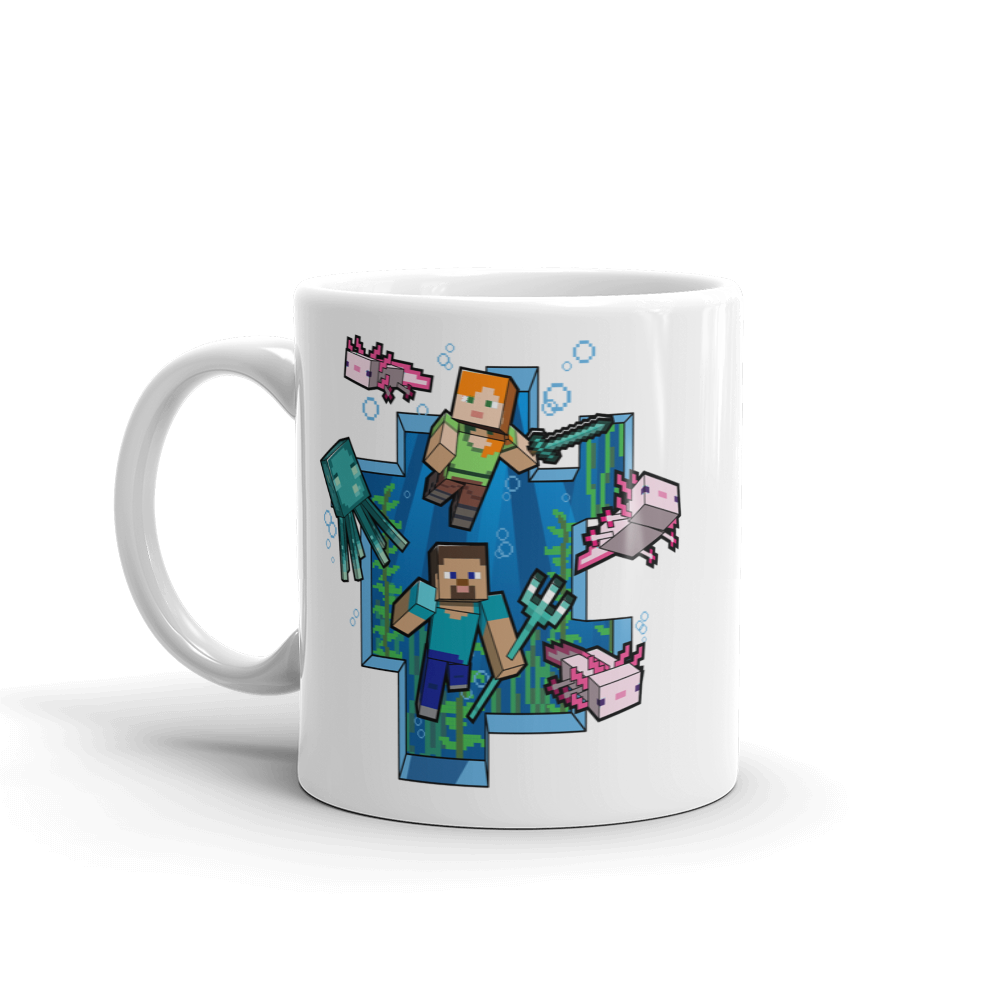 Minecraft: Axolotl Shaped Mug