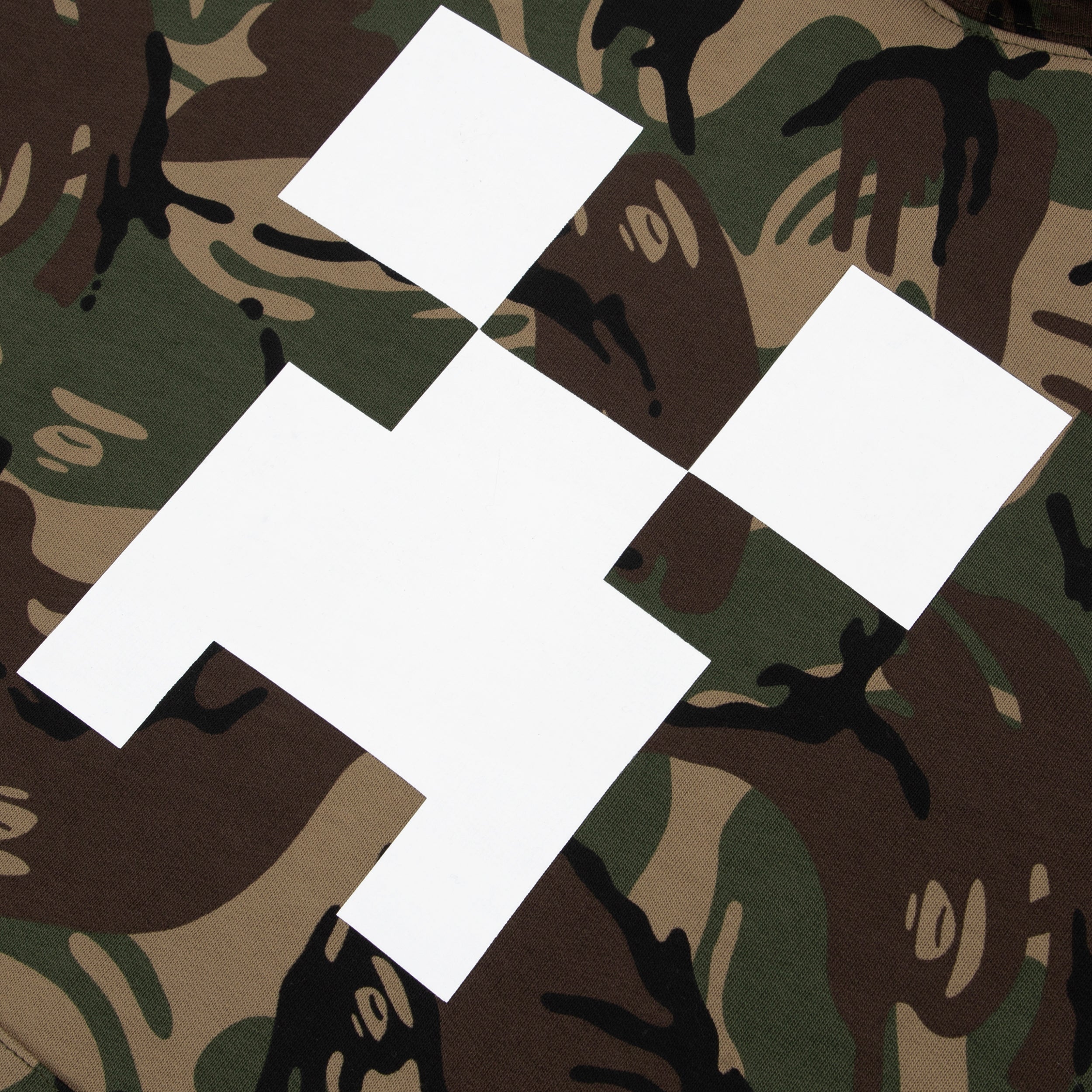 AAPE x Minecraft Camouflage Loose Fit Hoodie