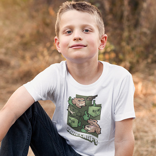 JINX Minecraft Lineup Boys' Tee Shirt