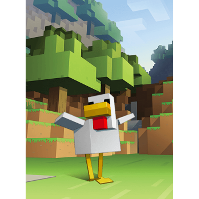Gifts for Minecraft FansMinecraft Evolution of the Chicken Adult Short Sleeve T-Shirt