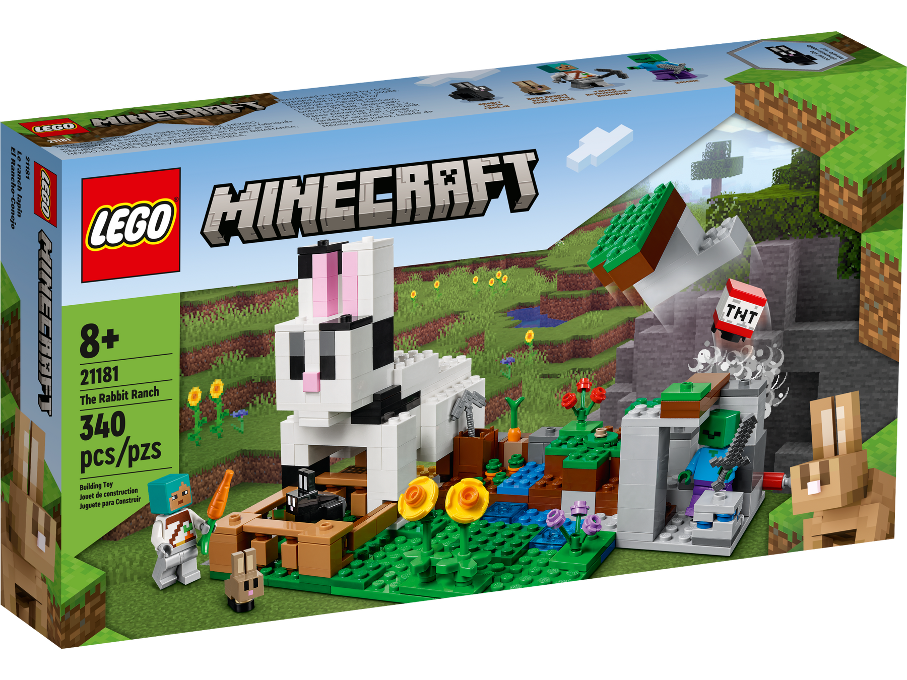 Årligt Dårlig skæbne gas LEGO Minecraft The Rabbit Ranch Building Set | Official Minecraft Shop