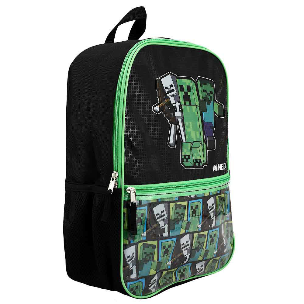 Minecraft 5-Piece Backpack and Lunch Box Set