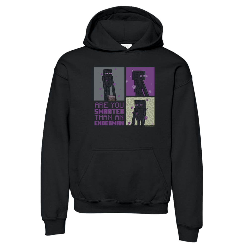 Minecraft Are You Smarter Than an Enderman Kids Hooded Sweatshirt ...