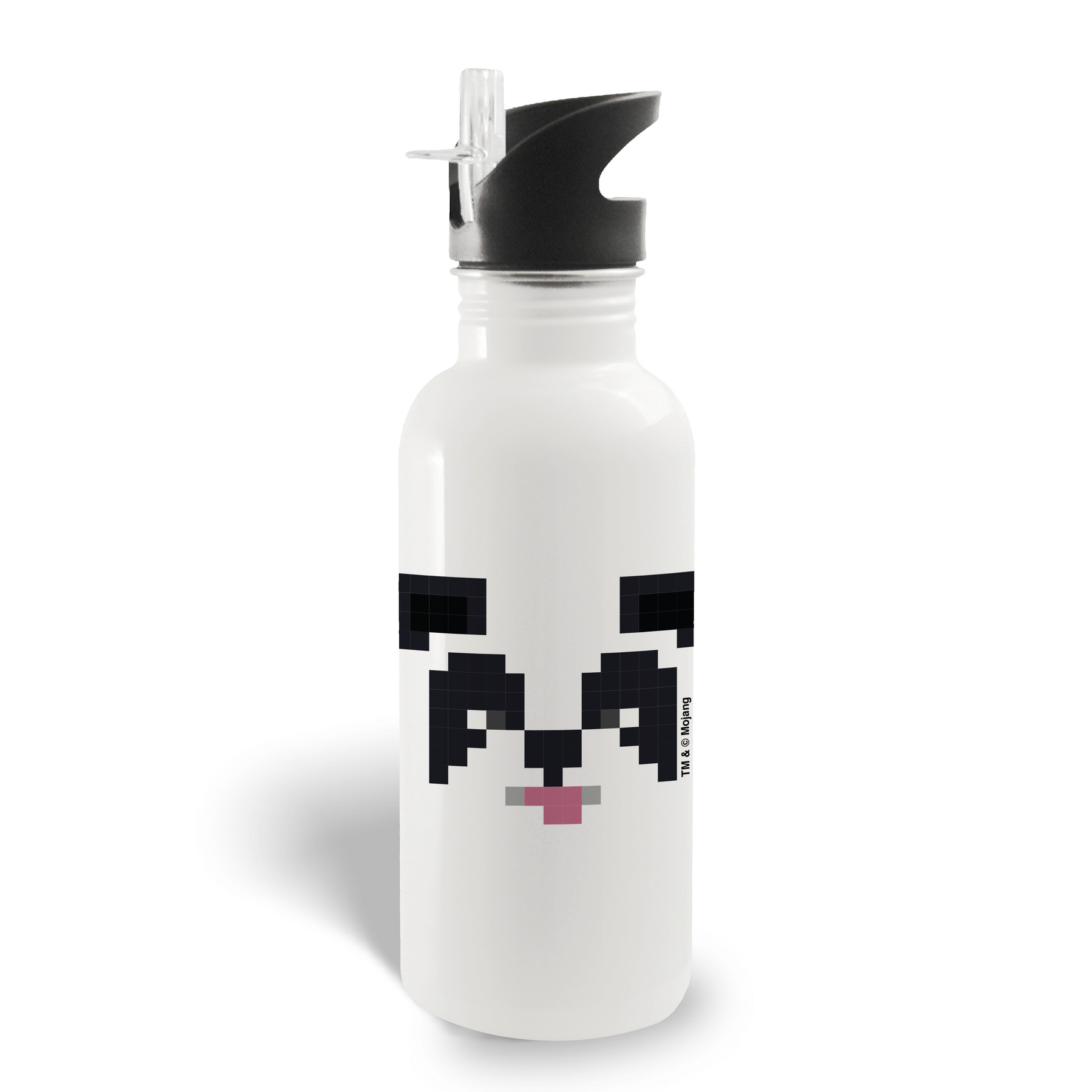Personalized Panda Kids Water Bottle With Straw for Kids 