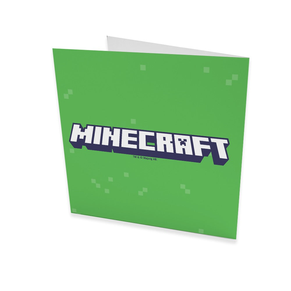 Minecraft Creeper Face Satin Gift Wrap