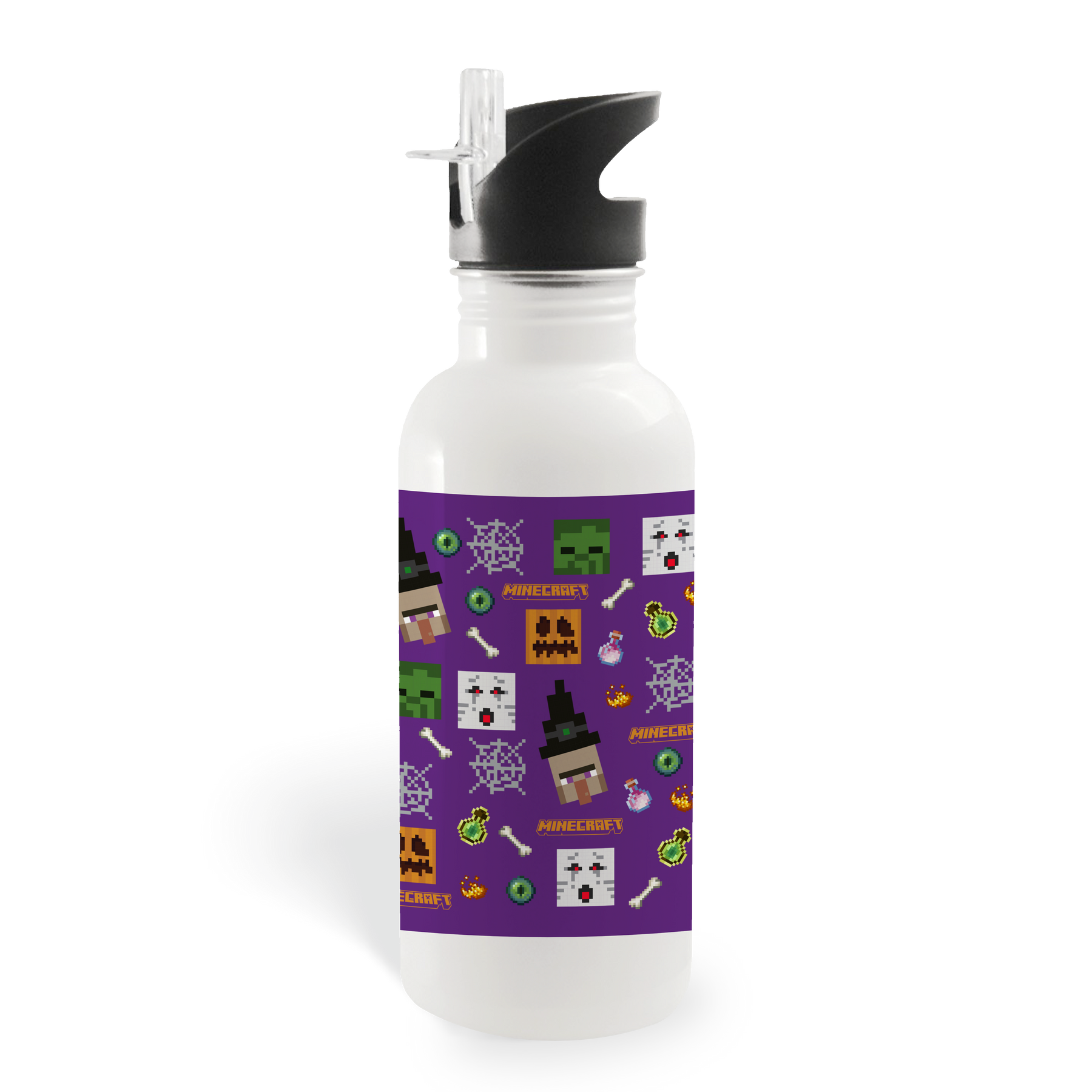 Minecraft 16 oz. Metal Water Bottle - Entertainment Earth