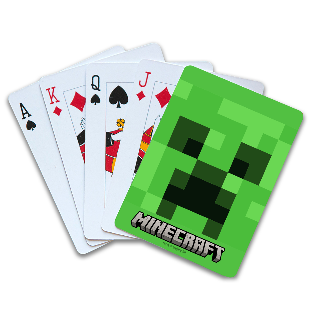 Minecraft Enderman Face Standard Playing Card Deck