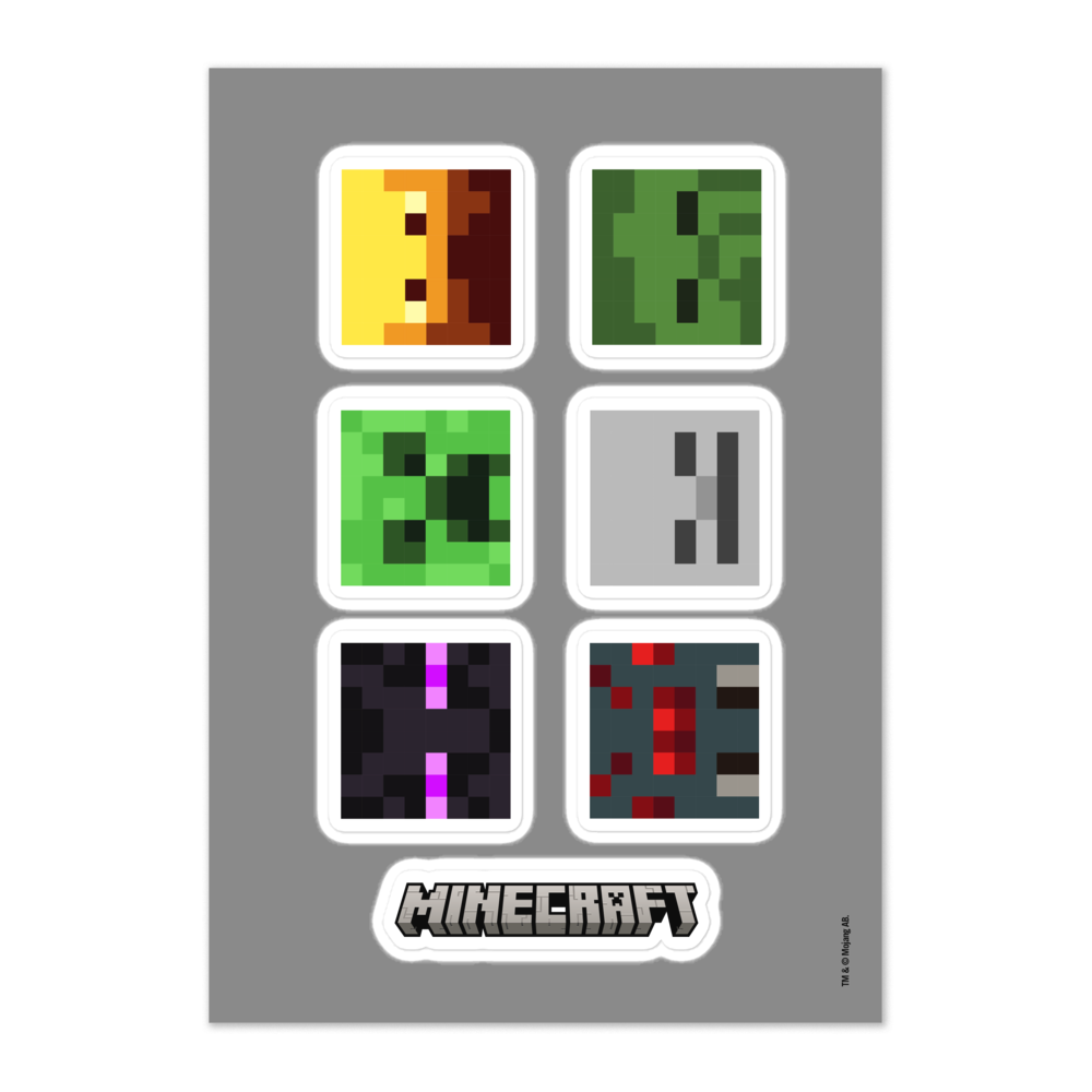 Minecraft Stickers Bundle (200 sheets!) factory