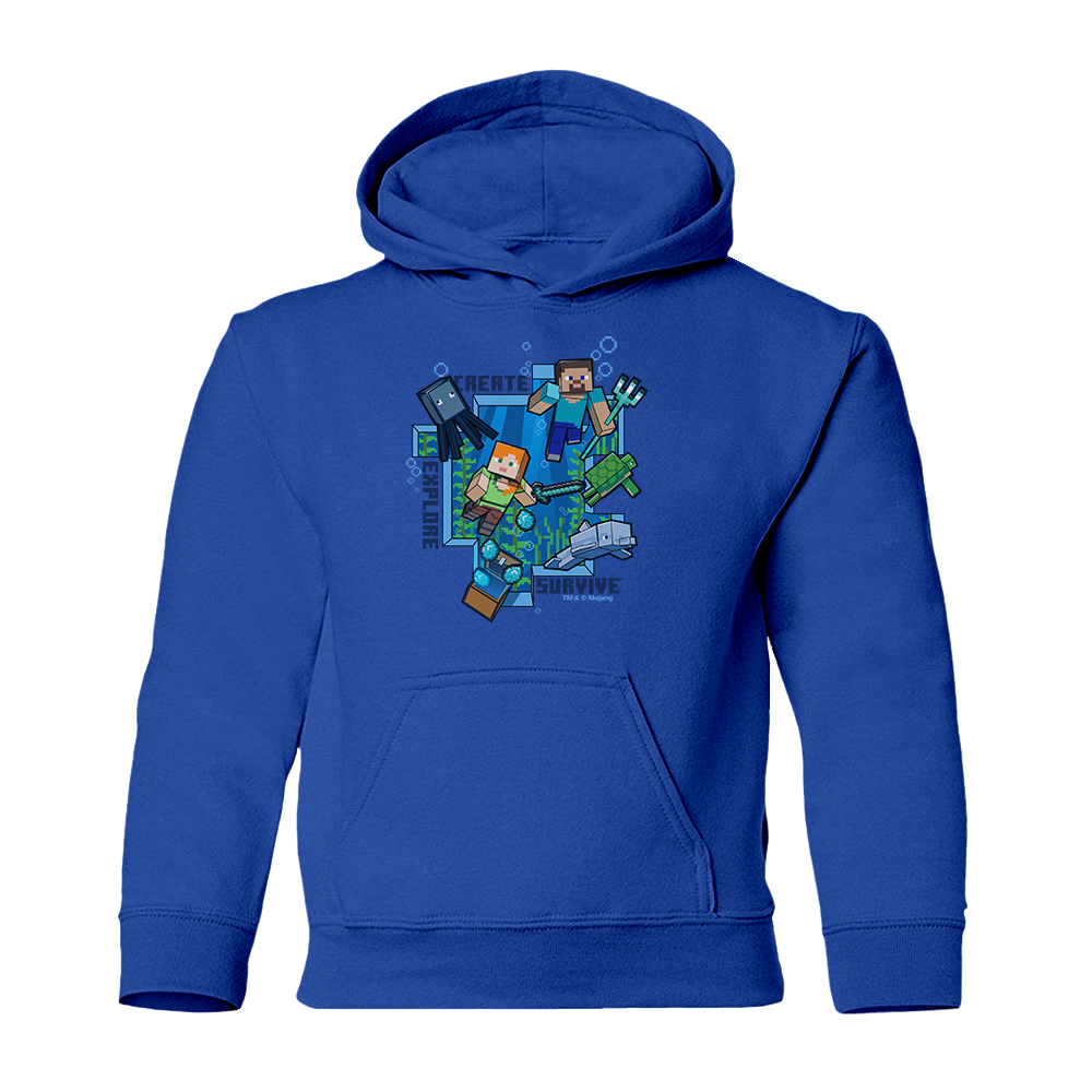 Kids Minecraft Hoodie Boys Girls Long Sleeve Tracksuit Set Sweatshirt Tops  Pants Outfits