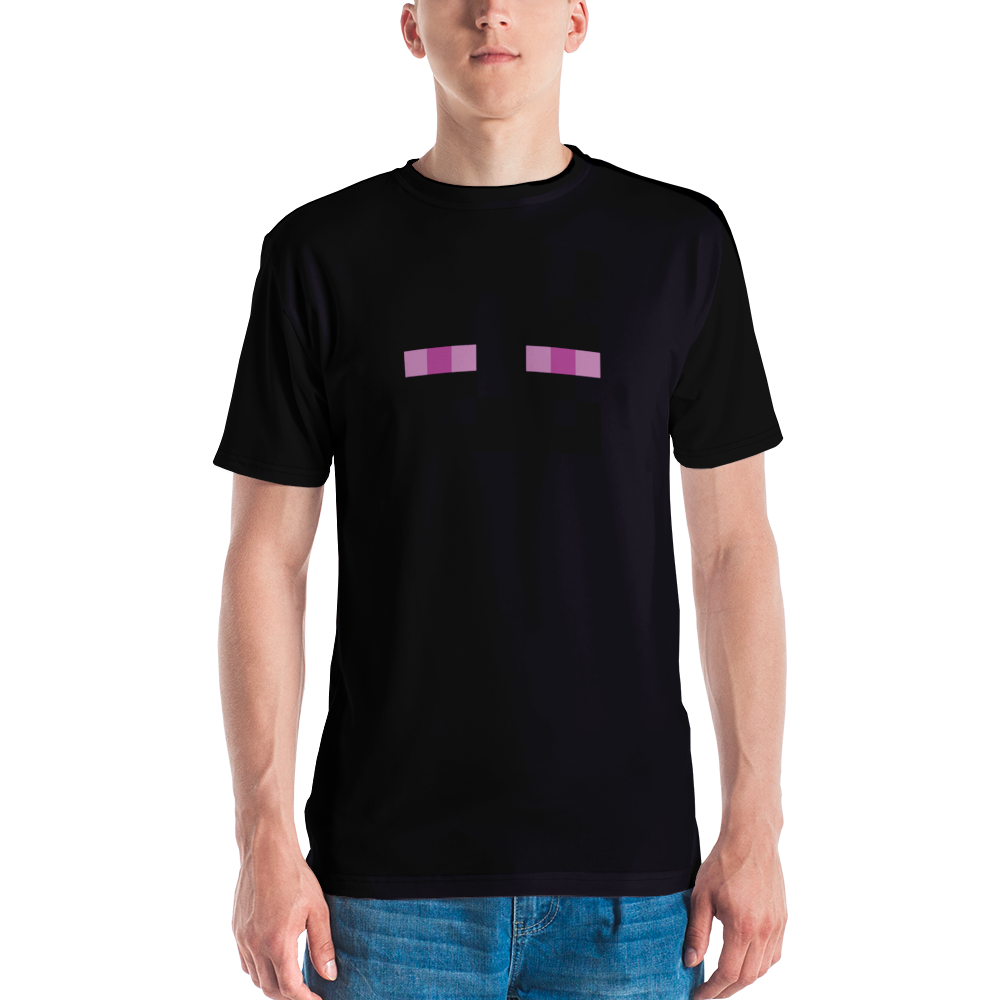 Minecraft Enderman Eyes Unisex Short Sleeve T-Shirt