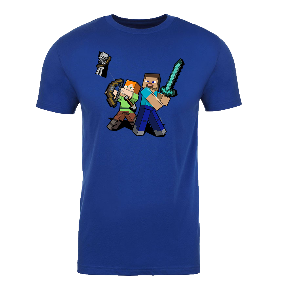 Minecraft Survival Mode Adult Short Sleeve T Shirt Official Minecraft Shop