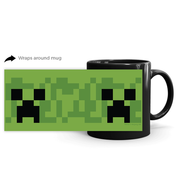 Original Minecraft Creeper Face Coffee Mug - Ruby Lane