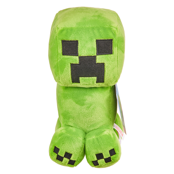 XSLWAN Crafter Creeper Plush Stuffed Toy, Green, 8.75 Tall