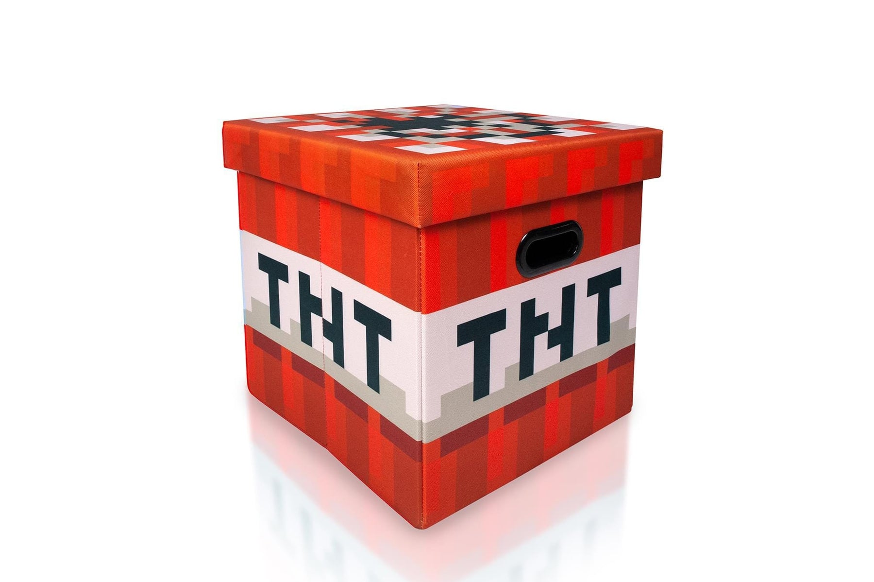 Minecraft Bee Fabric Storage Bin Cube Organizer with Lid 15 Inches
